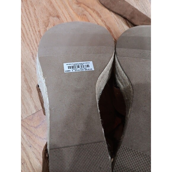 Torrid‎ Lace-Up Espadrille Wedge - Brown 9WW - Picture 5 of 6